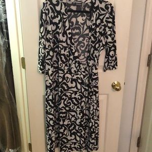 Bisou Bisou Printed Wrap Dress (Plus-Size)